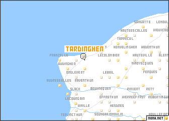 map of Tardinghen