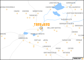 map of Tarejero