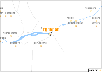 map of Tarenda