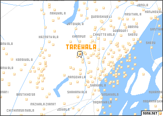 map of Tarewāla