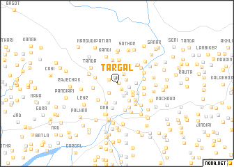 map of Targal