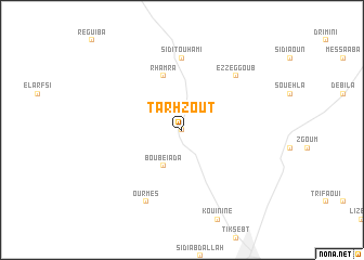 map of Tarhzout