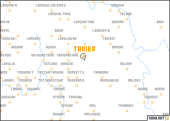 map of Ta Riep