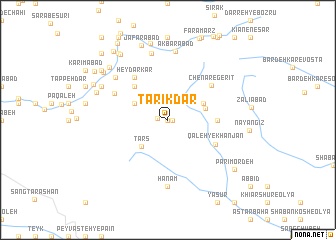 map of Tārīkdar