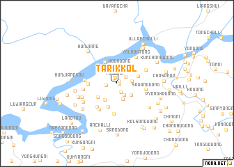 map of Tarik-kol
