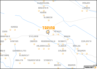 map of Ţarina