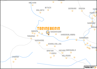 map of Tarīn-e Berīn