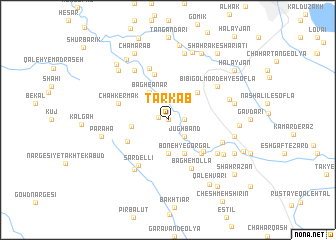map of Tarkāb