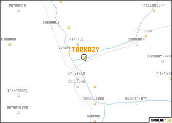 map of Tarkazy