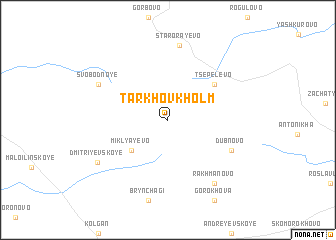 map of Tarkhov Kholm