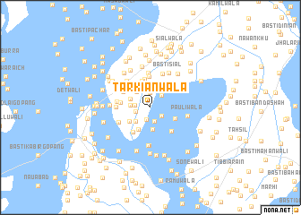 map of Tarkiānwāla