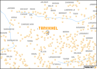 map of Tarki Khel