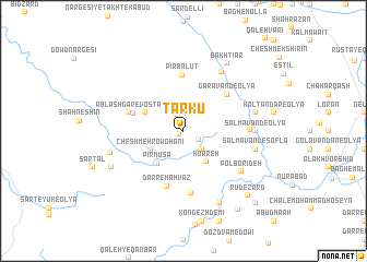 map of Tarkū