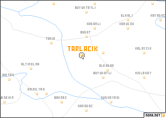 map of Tarlacık