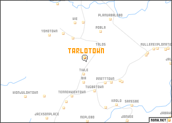 map of Tarlo Town