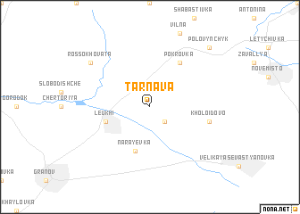 map of Tarnava