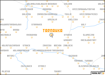 map of Tarnawka