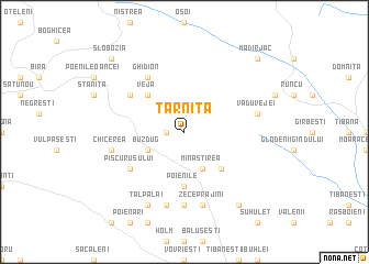map of Tarniţa
