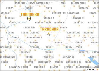 map of Tarnówka