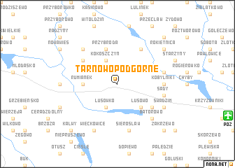 map of Tarnowo Podgórne
