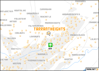 map of Tarrant Heights