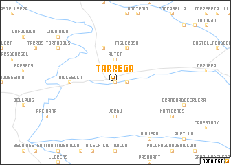 map of Tárrega