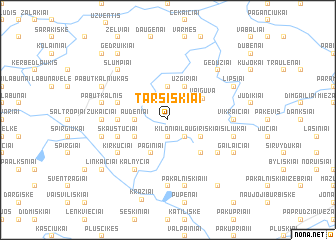 map of Taršiškiai