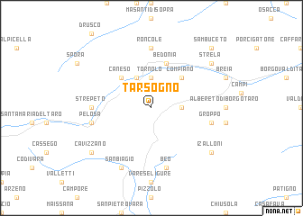 map of Tarsogno