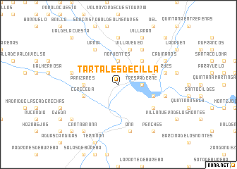 map of Tartalés de Cilla