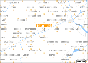 map of Tartaras