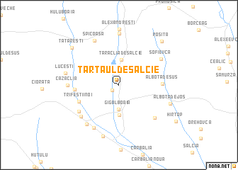 map of Tartaul de Salcie