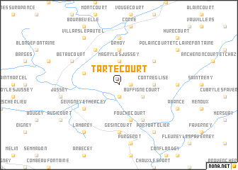map of Tartécourt