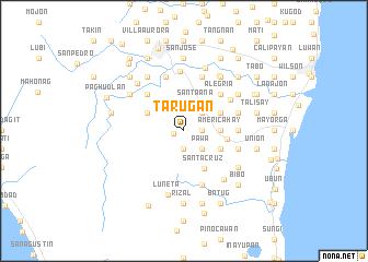 map of Tarugan