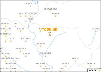 map of Tarujiri