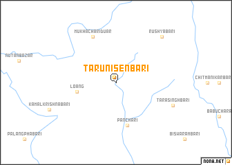 map of Tarunīsenbāri