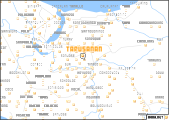 map of Tarusanan