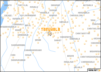 map of Tarūwāla