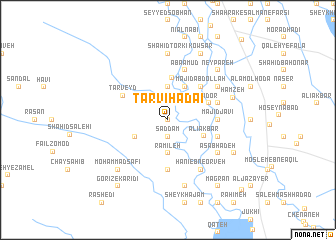map of Tarvīḩ ‘Adāī