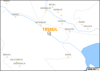 map of Taşağıl