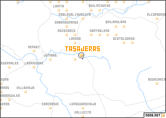 map of Tasajeras