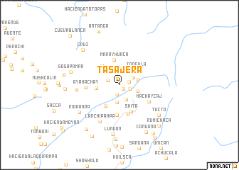 map of Tasajera