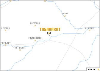 map of Tasamakat