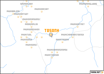 map of Ta Sanh