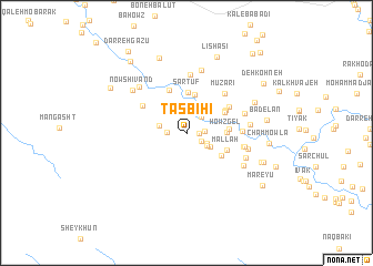 map of Tasbīḩī