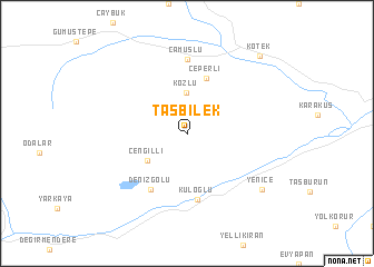 map of Taşbilek