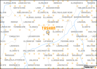 map of Tashán