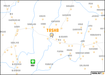 map of Tasha