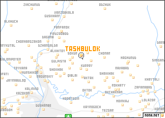 map of Tashbulok