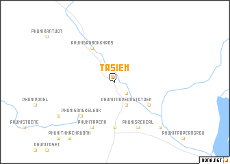 map of Ta Siĕm