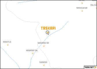 map of Taşkapı